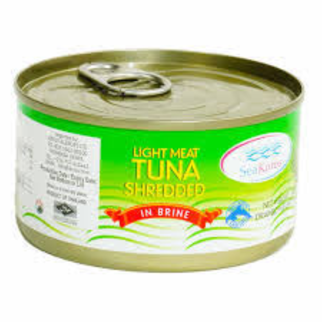 SEA KORUS TUNA SHREDDED IN BRINE 185G